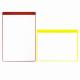 Dustproof PVC Removable Document Holder File Pocket Red Yellow