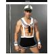 XXL Men'S Sexy Lingeries Waist 82cm Bust 87cm Sailor Uniform Cosplay