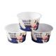 140ml 5oz Disposable Ice Cream Cups IML Printing Plastic Dessert Box