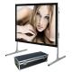 200 16 by 9 front and rear fast fold projector screen portable projection screen