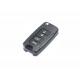 433 MHZ 4 Button Flip Remote Dodge Ram Smart Key Plastic Material Black Color
