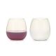 Unbreakable Stemless silicone wine glass/cups for outdoor use