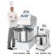 Heavy Duty 12kg Spiral Mixer Machine Bakery For Home Industrial