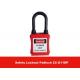 38mm Nylon Dustproof ABS Lock Body Safety Lockout Padlocks with Customized Language