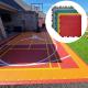 Outdoor Tennis Pickleball Basketball Court Interlocking Sports Flooring Tiles