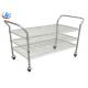 RK Bakeware China Foodservice NSF Stainless Steel Serving Cart Rolling Cart Transportation Cart