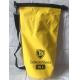 Yellow PVC Waterproof Phone Bag , Travel Round Backpack Waterproof Beach Phone