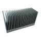 Industrial Aluminum Heatsink Extrusion Profiles , with drill ,cutting ,tapping
