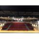 Auditorium Retractable Indoor Bleachers Steel Frame For Gymnasiums Theater Seating