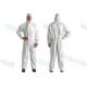 Dupont Tyvek Alternative Disposable Protective Coveralls Hooded High Safety With Elastic Waist