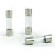8AG Cylindrical Cartridge Fuses AGX 250VAC 500mA 6x25mm Fast Acting Glass Tube Fuse With 6.25 mm x 25 mm Fast Speed