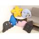 Cartoon Design Cute Plush Pillows Moon / Star Shaped Cushion For Baby