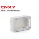 IP65 electronic ABS plastic junction box 83*58*33mm transparent  junction box