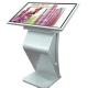 Horizontal 55 Inch Capacitive Touch Screen LCD Self Service Kiosk Full Viewing Angle