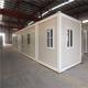 50mm waterproof eps sandwich panel 20ft foldable container house for labour camp