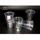 PET Disposable Transparent Plastic Cup , Clear Disposable Cups