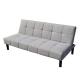 Grey Fabric Customised Foldable Sofa Bed With Armrests For Rest