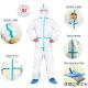 Medical Ppe Disposable Coveralls Aami Pb70 Level 1 2 3 Taped Microporous