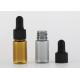 Customized Colors Essential Oil Glass Dropper Bottle , Essential Oil Jars 60ml