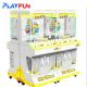 Arcade coin operated dolls pusher vending machine crane toy two claw machine
