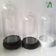 Transparent Plastic Dome Bell Jar Injection Molding For Gift / Toys Dome Cover