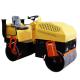 Double Drum Vibrating Road Roller For Compacting Concrete With 19L Fuel Tank Capacity