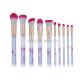 Marvelous Marble Handle Mass Level Makeup Brushes For Facial , High End