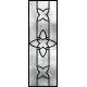 Swing Open IGCC IGMA Hollow Wrought Iron Glass Door