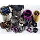 Yellow purple Carbon  steel Wire Thread Insert  Customized Anodizing finishing M6 M8