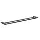 Mirror Polished Double Towel Rod Contemporary Wall Mounted Towel Rack Sus 304