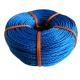 Blue 3 Strand Nylon Rope PP PE Twisted Feature Diameter 6mm-160mm
