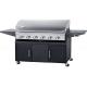 Factory directly sale 6 Burners cooking grates Gas BBQ Grill with grease tray