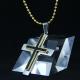 Fashion Top Trendy Stainless Steel Cross Necklace Pendant LPC319