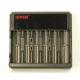 Multi Slot 6 Bays Universal Li Ion Battery Charger For Li Ion / IMR / Batteries