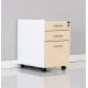 Wood And Steel Available Mobile Pedestal Cabinet Pickling Surface