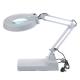Foldable Arm Led Magnifying Lamp Round Desk Mounted Magnifying Lamp