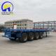 30-100t Loading Capacity Wabco Valve Flat Deck Flatbed Truck Semi Trailer to Turkmenistan