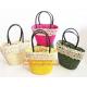 Fashion Straw Beach Bag Summer Weave Woven Women Shoulder Bags Straw Handbags with Ribbons
