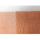 Non - Magnetic Woven Copper Mesh , Copper Wire Netting 2-250 Mesh ISO Certificated