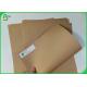 Food Grade 65gsm 70gsm Natural kraft Brown Packing Paper Rolls 600mm width