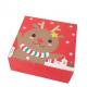 Custom printed Christmas Cardboard Boxes Recycled Paper Folding Gift Box