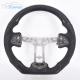 D Shape Black Alcantara Sports Cadillac Xt5 Steering Wheel Carbon Fiber Gloss