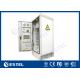 19 Rack Outdoor Telecom Cabinet Double Wall SNMP Communication Environment Monitoring