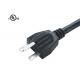 NEMA 6-15P Plug Grounded Electrical Cord , Three Prong Appliance Cord OEM Accepted