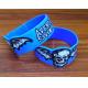 Adjustable Silicone Rubber Parts Silicone Rubber Wristbands With Embossed Print Design