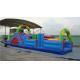 Fun Inflatable Water Obstacle Course Water Slide For Birthday Party Abrasion Proof