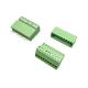 Male Female Pluggable Terminal Block Connector 3.81mm Pitch 2-16 Pins Plug In Right Angle Vertical