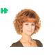 Women's Brown Synthetic Short Curly Wigs For African American