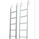 Silver Scaffolding Ladders Aluminum HDG 2 Years 150kg  Load Capacity