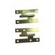 Yellow Zinc Plated MS 110x55 H Cabinet Hinges Flat Head Heavy Duty